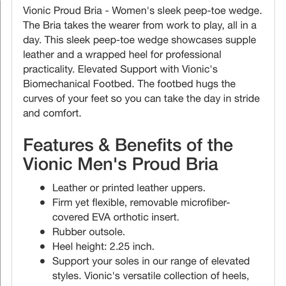 Vionic Bria Wedge - Picture 15 of 16